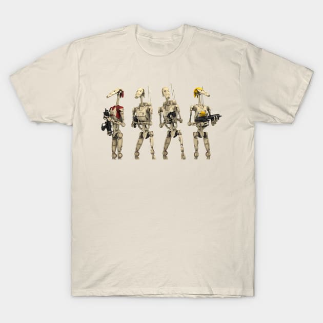 B1 Battle Droids T-Shirt by DANJ16